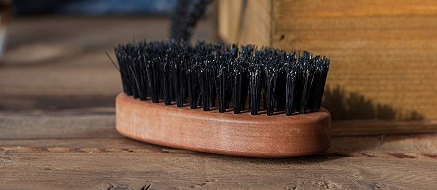 Tiardey Lot De 2 Brosses à Barbe En Poils De Sanglier – Soin Quotidien, Hêtre Naturel, 8,5 X 4,5 X 2,7 Cm