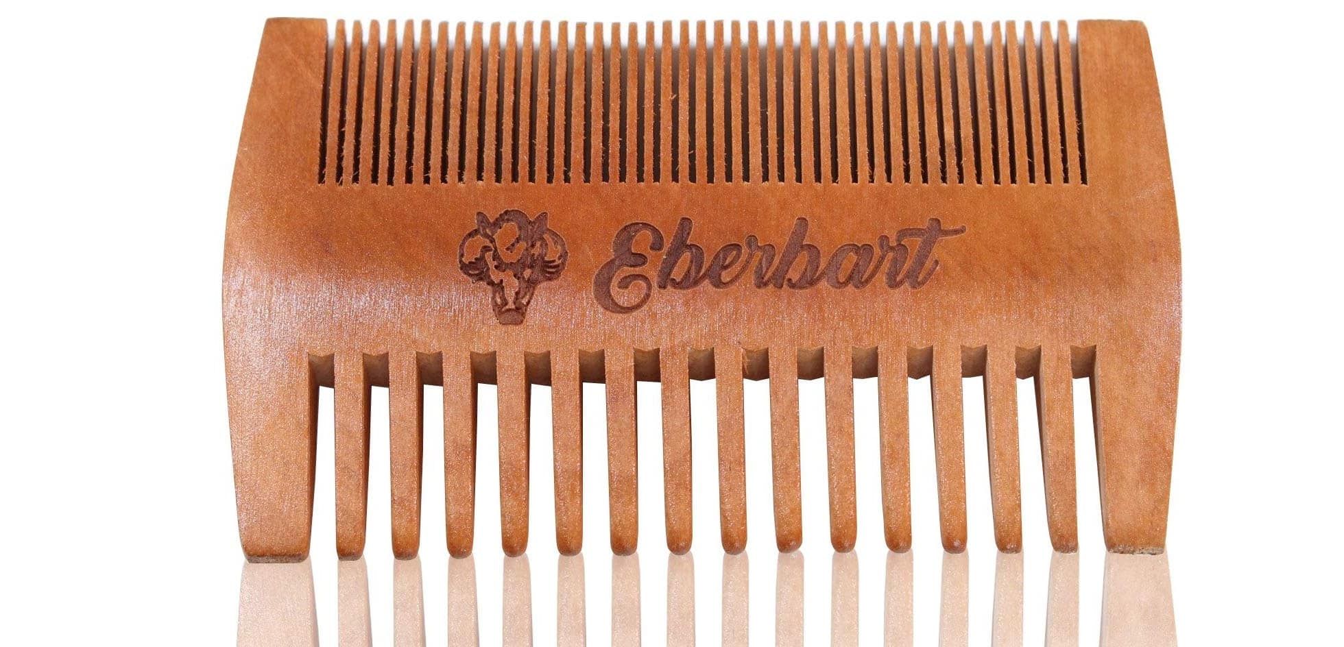 Peigne à barbe en bois de poirier Eberbart