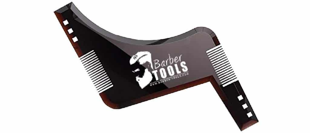 Peigne Pochoir à Barbe/moustache Noir – Pour Rasage Précis Et Style – Livraison Rapide, Neuf