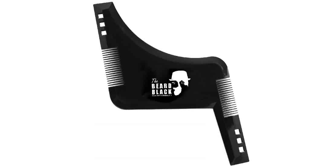 Peigne Guide De Coupe Pour Barbe - Pochoir Taillage Barbe Rasage - Noir - Neuf
