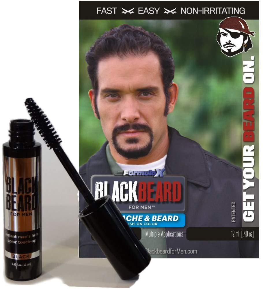 Colorant Temporaire Pour Barbe Et Sourcils Blackbeard For Men - Teinte Brun/Auburn - Neuf Sous Blister, Masque Les Poils Blancs